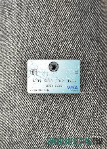 Venezuela Banco Central De Venezuela Banco Visa Classic Card Photolook Frente exemplo real